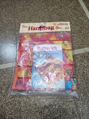 Hancock Fabrics Butterick Kit by the Handbag Boutique #15 Tye Dye Vintage Sealed